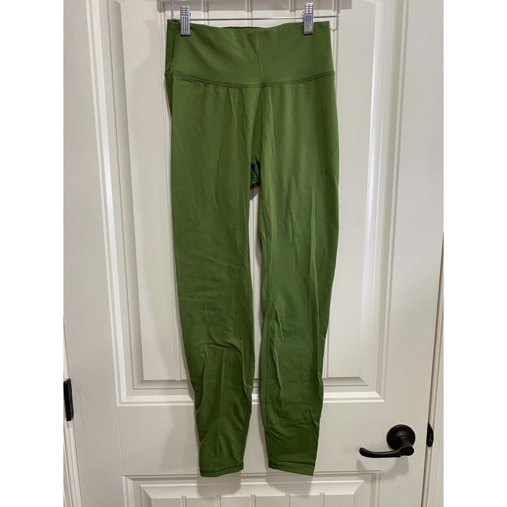 Paragon Leggings Womens XL Green Active High Rise Sculptseam 27" Inseam